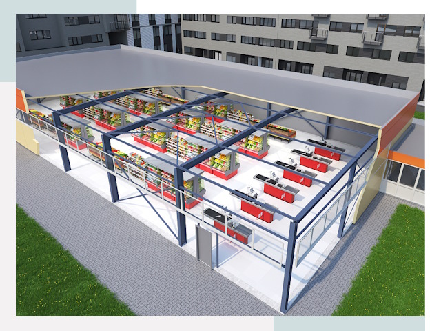 Строительство магазинов в Муравленко от 642 руб. за м²