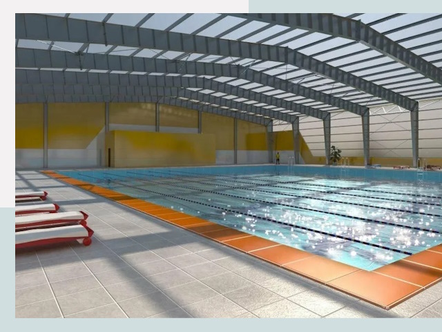 Строительство крытых бассейнов в Муравленке