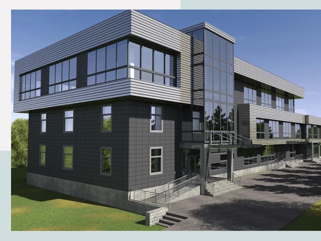 Административные здания в Муравленке