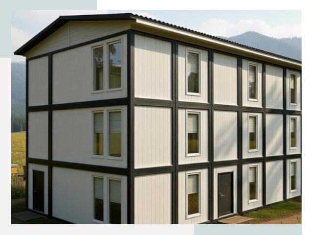 Модульные общежития в Муравленке