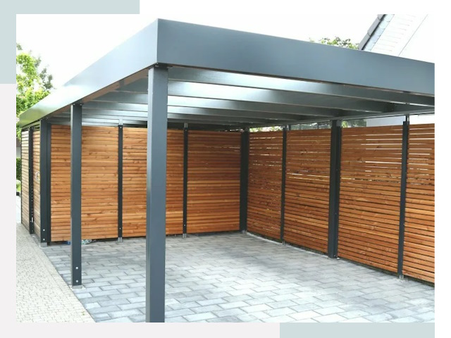 Навесы для парковки в Муравленке