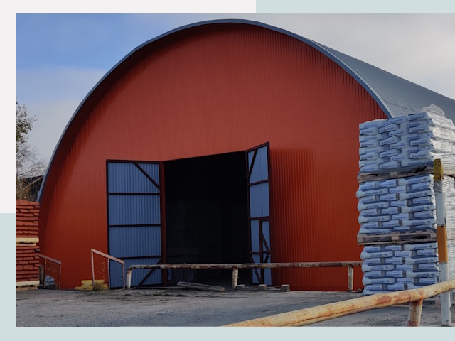 Полукруглые ангары по цене от 642 руб. в Муравленко