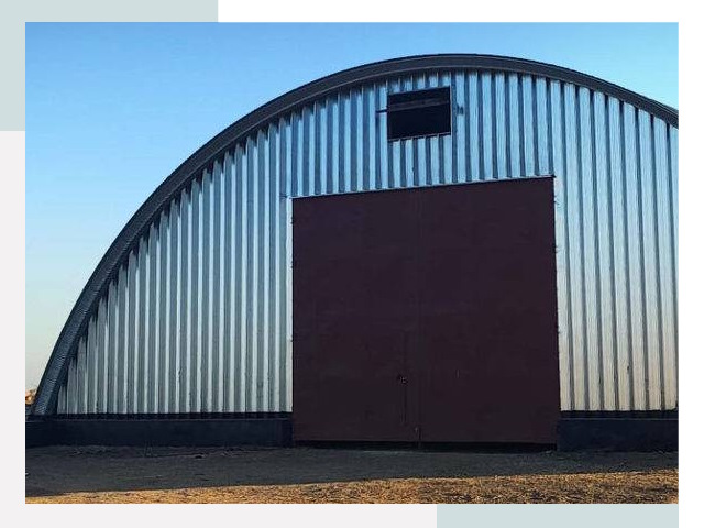 Бескаркасные ангары в Муравленке