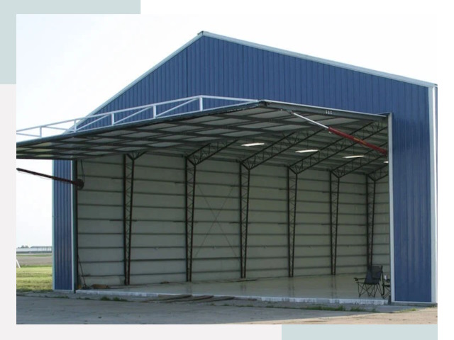 Прямо стенные ангары в Муравленке