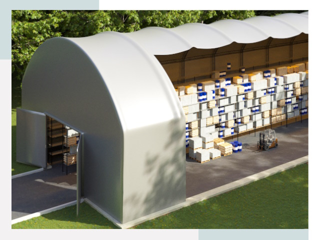 Тентовые ангары в Муравленке
