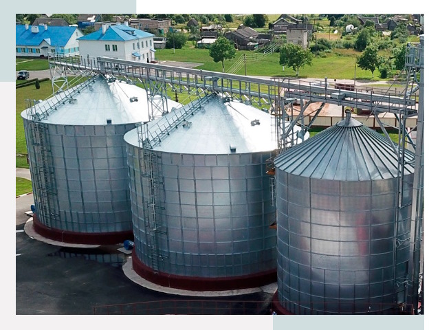 Металлические силосы в Муравленке