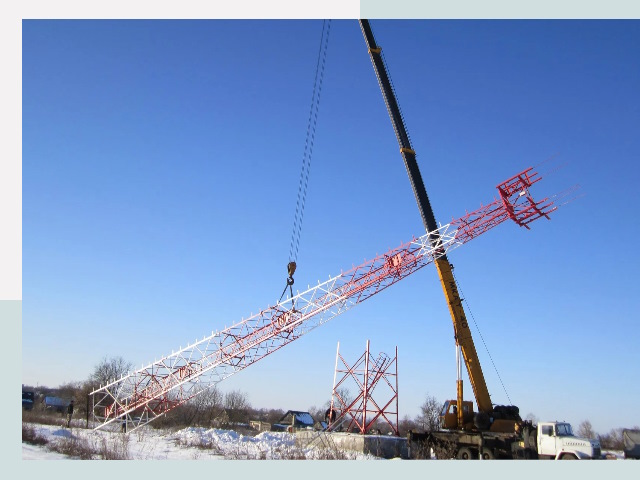 Строительство башен связи в Муравленке от 642 руб.