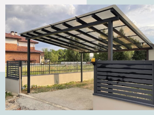 Металлические навесы в Муравленко от 642 руб. за м²