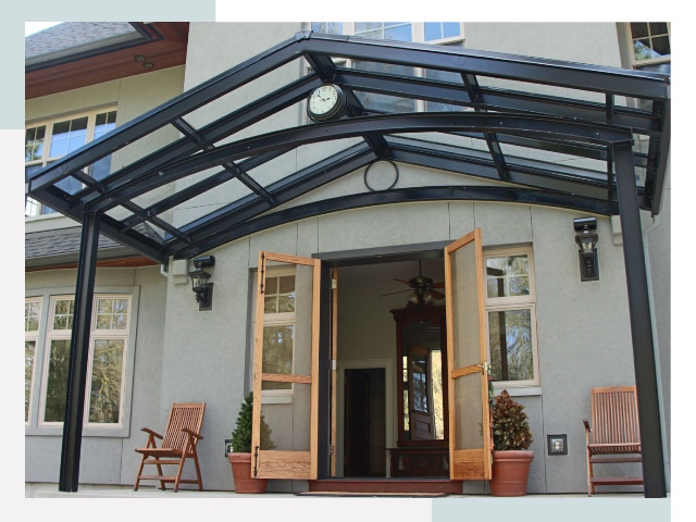 Козырьки металлические в Муравленке