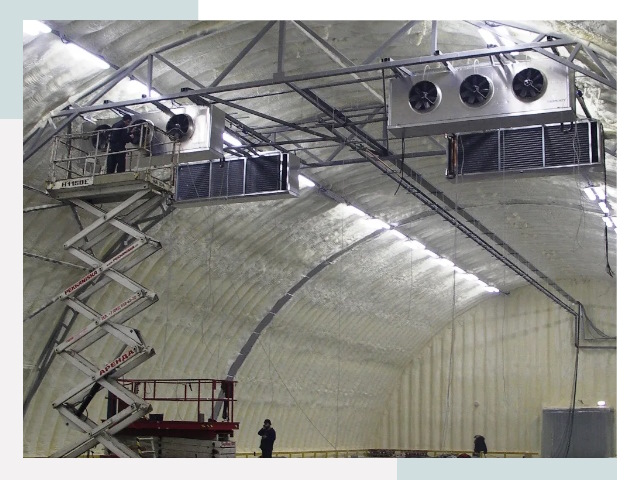 Оснащение ангаров в Муравленке