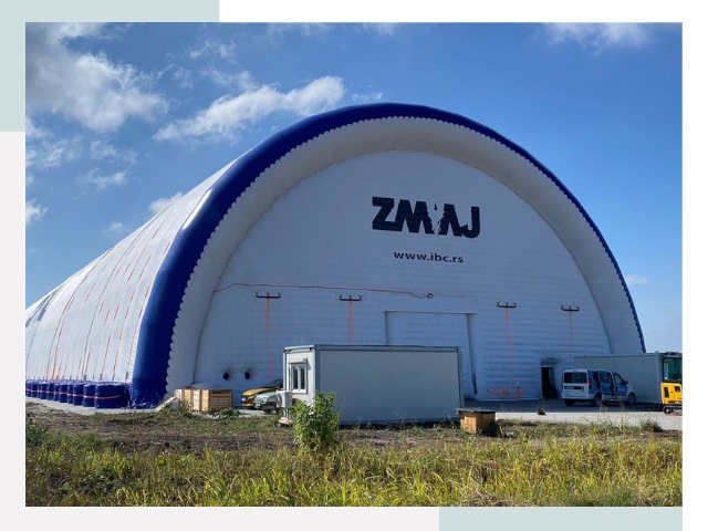 Брендирование ангаров в Муравленке