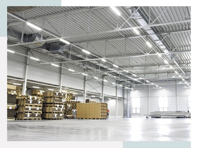 Освещение ангаров в Муравленке