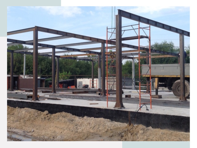 Фундамент для ангаров в Муравленке