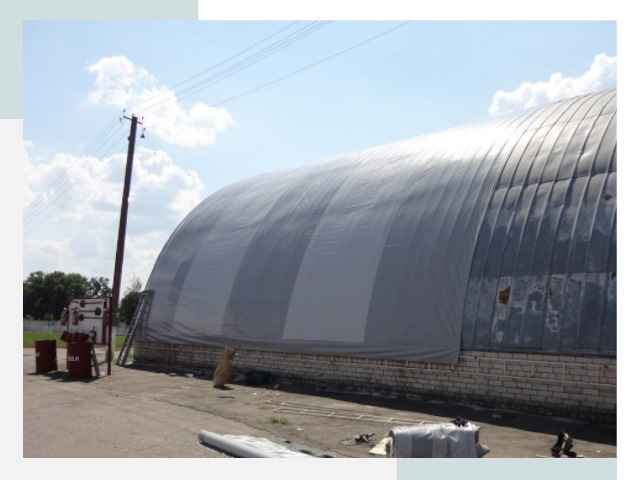 Ремонт ангаров в Муравленке