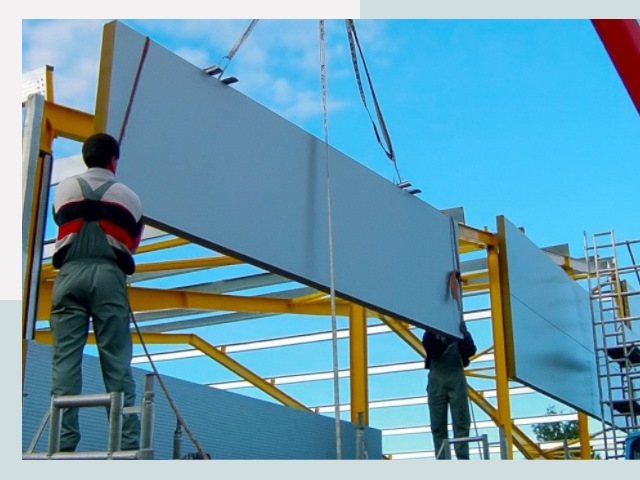 Монтаж сэндвич-панелей в Муравленке от 642 руб.