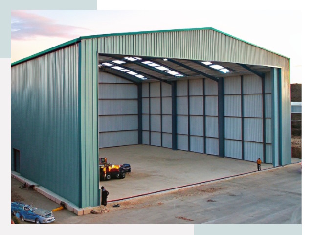 Строительство ангаров в Муравленке